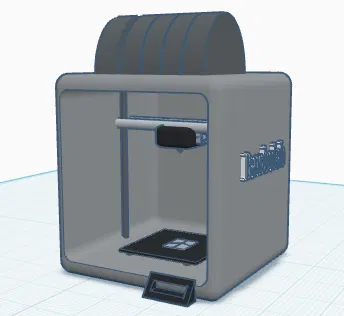 Móc khóa mô hình máy in 3D Bambu Lab P2S siêu nhỏ gọn - Image 2