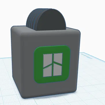 Móc khóa mô hình máy in 3D Bambu Lab P2S siêu nhỏ gọn