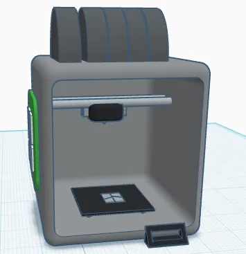 Móc khóa mô hình máy in 3D Bambu Lab P2S siêu nhỏ gọn - Image 4