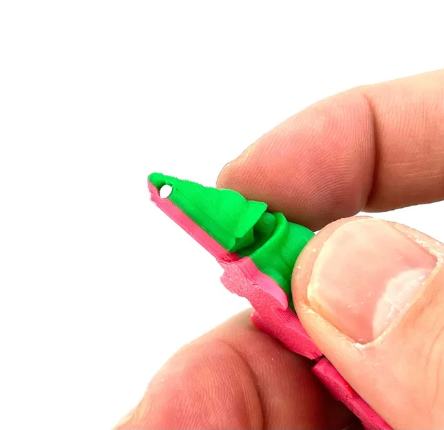 Móc khóa và vật trang trí chú sâu nhỏ linh hoạt - Image 4