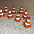 Cọc tiêu giao thông mini cho xe điều khiển từ xa (RC) - Thumbnail 4