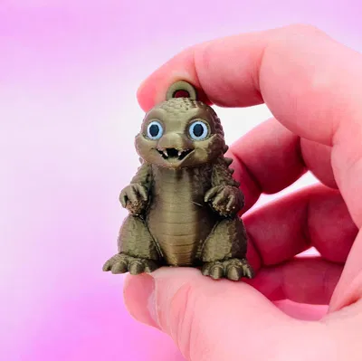 Móc khóa trang trí Baby Godzilla