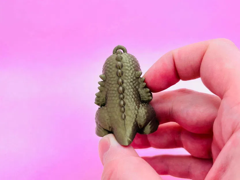 Móc khóa trang trí Baby Godzilla - Image 2