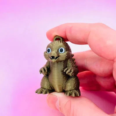 Móc khóa trang trí Baby Godzilla