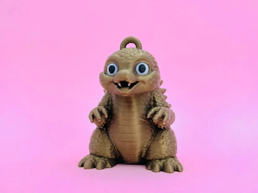 Móc khóa trang trí Baby Godzilla - Image 4