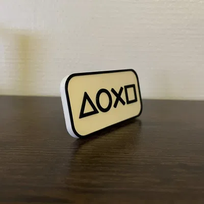 Mô hình trang trí biểu tượng PlayStation 5 decor cực đẹp