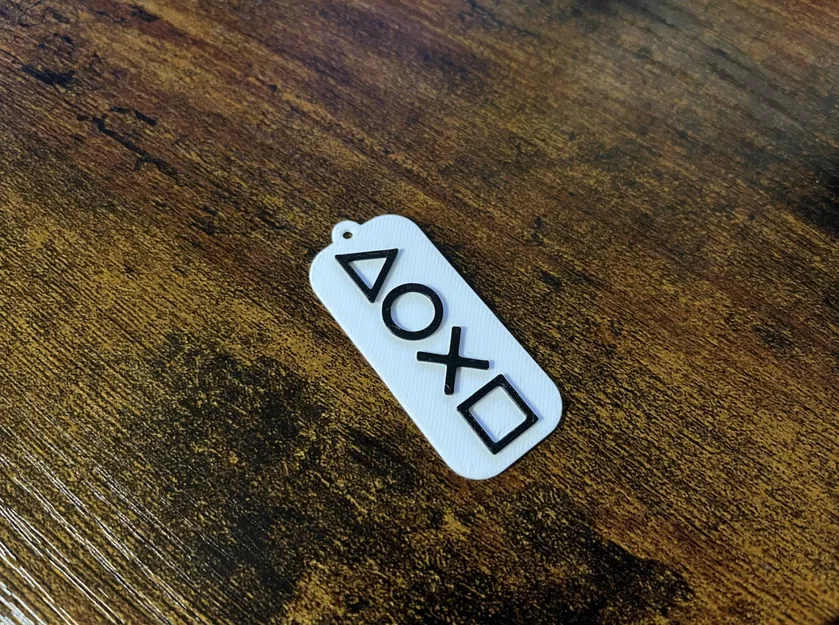 Móc khóa biểu tượng PlayStation 5 - Phụ kiện trang trí gaming độc đáo - Image 2