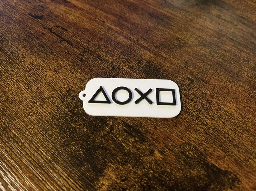 Móc khóa biểu tượng PlayStation 5 - Phụ kiện trang trí gaming độc đáo - Image 3