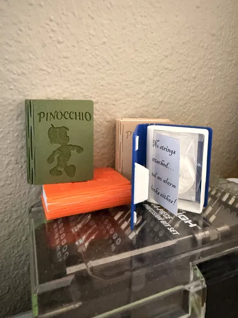 Mô hình hộp quà cuốn sách Pinocchio độc đáo để in 3D - Image 1