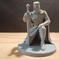 Mô hình 3D hiệp sĩ Templar quỳ gối trang nghiêm - Thumbnail 5