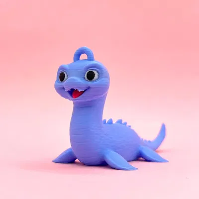 Mô hình Baby Loch Ness monster dạng khớp nối làm móc khóa hoặc trang trí