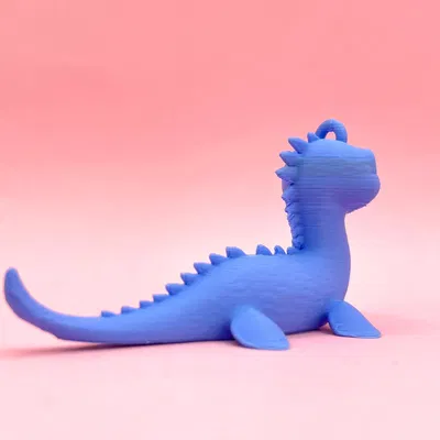 Mô hình Baby Loch Ness monster dạng khớp nối làm móc khóa hoặc trang trí
