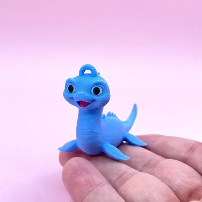Mô hình Baby Loch Ness monster dạng khớp nối làm móc khóa hoặc trang trí