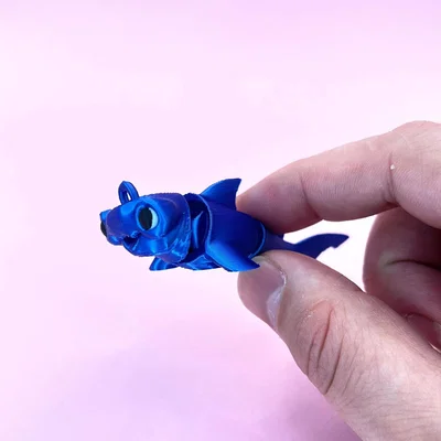Móc khóa kiêm đồ chơi Baby shark flexi