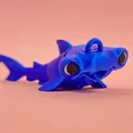 Móc khóa kiêm đồ chơi Baby shark flexi - Thumbnail 4