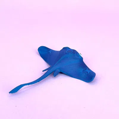 Mô hình trang trí cá đuối con