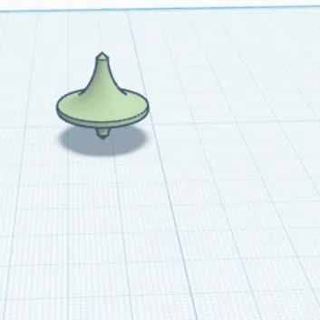 Con quay Spiny Top - Mô hình in 3D thư giãn cho bàn làm việc