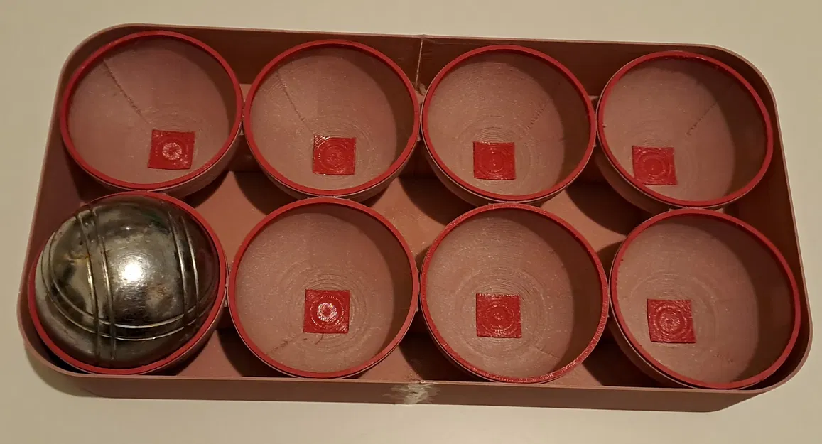 Hộp đựng parametric cho bi petanque - Phần đáy - Image 1