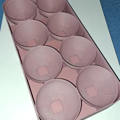 Hộp đựng parametric cho bi petanque - Phần đáy