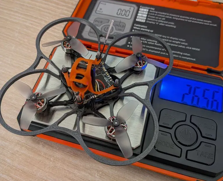 Khung carbon cho drone 75 mm Tiny Whoop - Image 1
