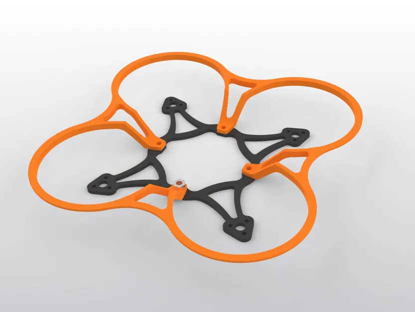 Khung carbon cho drone 75 mm Tiny Whoop - Image 2