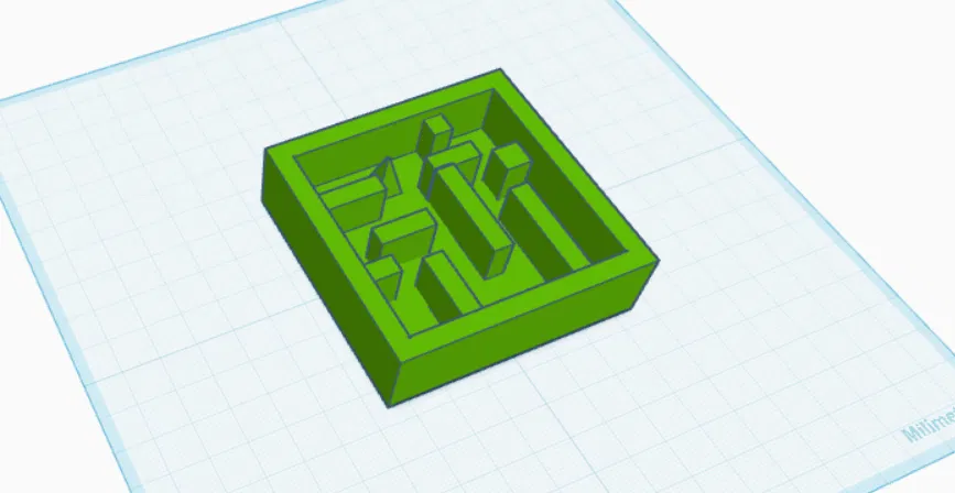 Mô hình mê cung in 3D dành cho nghiên cứu nấm nhầy (slime mold) - Image 1