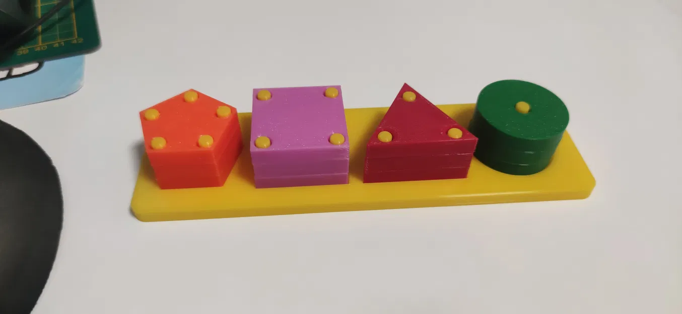 Đồ chơi xếp hình khối giáo dục thông minh cho bé (Sensory Toy) - Image 1