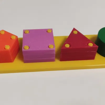 Đồ chơi xếp hình khối giáo dục thông minh cho bé (Sensory Toy)