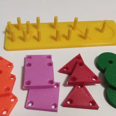 Đồ chơi xếp hình khối giáo dục thông minh cho bé (Sensory Toy)