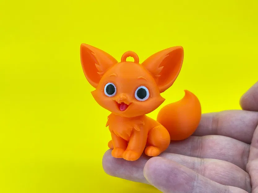 Mô hình cáo con làm đồ chơi, móc khóa hoặc trang trí - Image 1