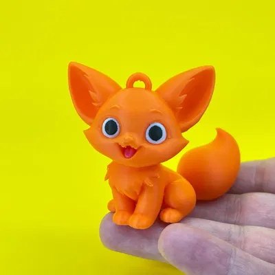 Mô hình cáo con làm đồ chơi, móc khóa hoặc trang trí