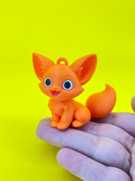 Mô hình cáo con làm đồ chơi, móc khóa hoặc trang trí - Image 2