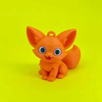 Mô hình cáo con làm đồ chơi, móc khóa hoặc trang trí