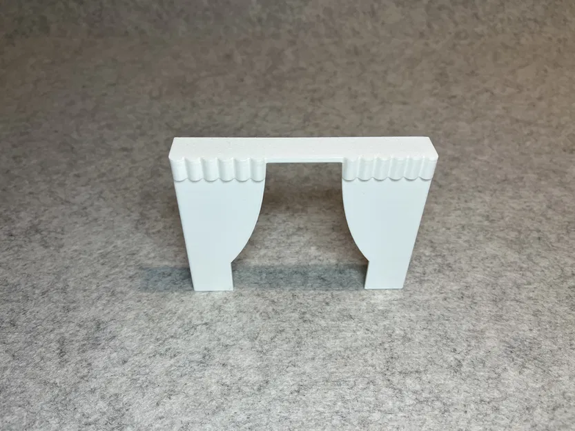 Khung rèm cửa trang trí cho nhà búp bê tỉ lệ 1:18 - Image 3