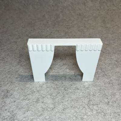 Khung rèm cửa trang trí cho nhà búp bê tỉ lệ 1:18