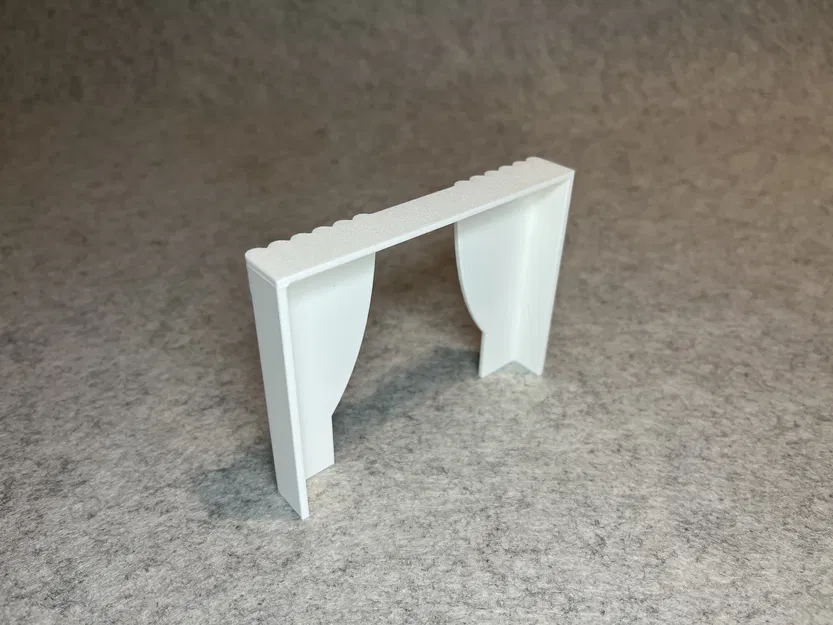 Khung rèm cửa trang trí cho nhà búp bê tỉ lệ 1:18 - Image 4