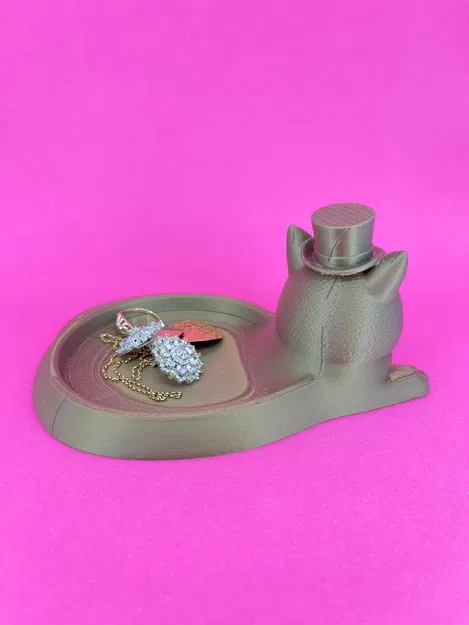 Khay đựng trang sức hình chú mèo quý ông - Image 3
