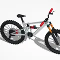 Mô hình xe đạp địa hình (Mountain Bike) chi tiết cho dân chơi 3D - Thumbnail 1