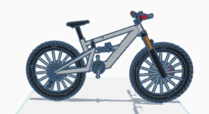 Mô hình xe đạp địa hình (Mountain Bike) chi tiết cho dân chơi 3D - Image 2