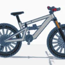 Mô hình xe đạp địa hình (Mountain Bike) chi tiết cho dân chơi 3D