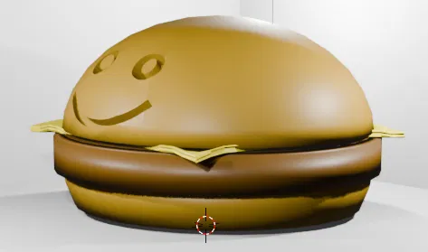 Mô hình cheeseburger vui nhộn in 3D trang trí bàn làm việc - Image 1