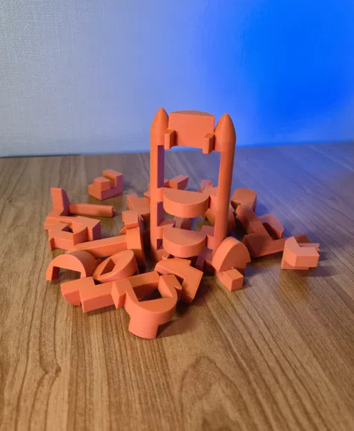 Rocket Puzzle – Mô hình 21 mảnh ghép lồng vào nhau - Image 2