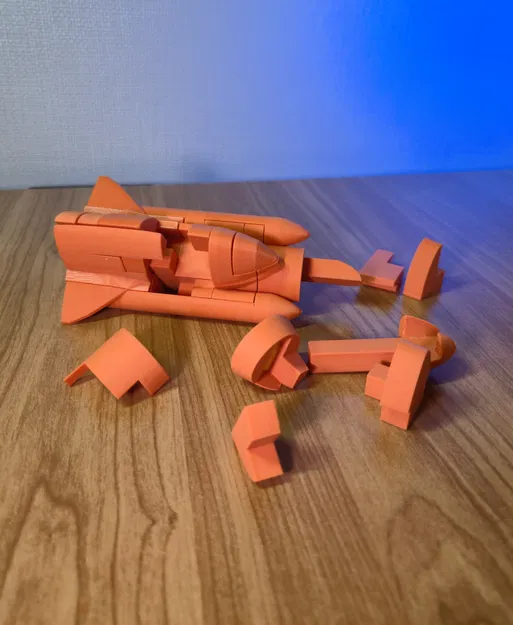 Rocket Puzzle – Mô hình 21 mảnh ghép lồng vào nhau - Image 4