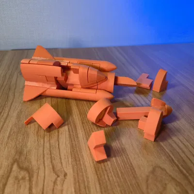 Rocket Puzzle – Mô hình 21 mảnh ghép lồng vào nhau