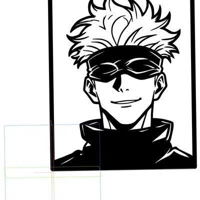 Tranh Treo Tường Satoru Gojo - Fan Art Jujutsu Kaisen | In 3D