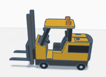 Mô hình xe nâng 3D (Forklift) - File in 3D đẹp và dễ in - Image 1