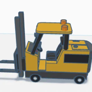 Mô hình xe nâng 3D (Forklift) - File in 3D đẹp và dễ in