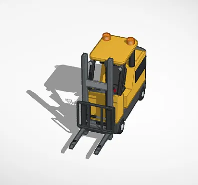 Mô hình xe nâng 3D (Forklift) - File in 3D đẹp và dễ in - Image 2