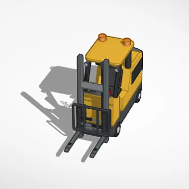 Mô hình xe nâng 3D (Forklift) - File in 3D đẹp và dễ in