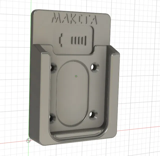 Giá treo tường cho pin Makita 18V BL - Gọn gàng, chắc chắn - Image 1